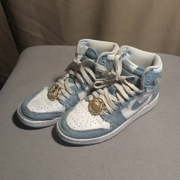 Wmns Air Jordan 1 Retro High OG 'Denim' - Picture 2 of 7